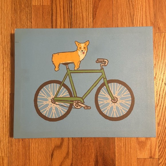Poster Art Prints - Corgi On A Bike & Frenchie On A Fixie by Joe Van Wetering - Picture 5 of 7